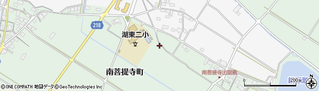 滋賀県東近江市南菩提寺町882周辺の地図