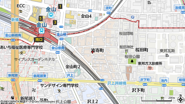 〒456-0003 愛知県名古屋市熱田区波寄町の地図