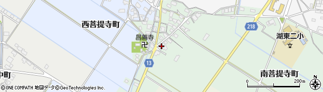 滋賀県東近江市南菩提寺町694周辺の地図