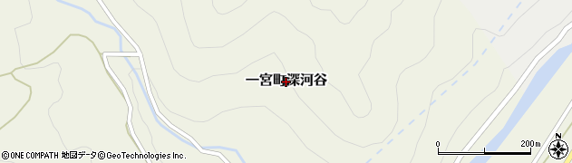 兵庫県宍粟市一宮町深河谷周辺の地図