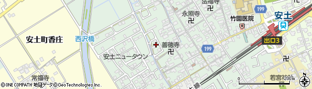 滋賀県近江八幡市安土町常楽寺1062周辺の地図