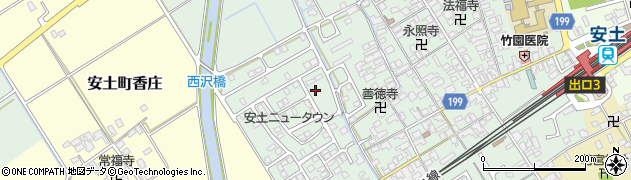 滋賀県近江八幡市安土町常楽寺1073周辺の地図