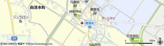 滋賀県東近江市南清水町177周辺の地図