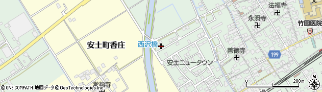 滋賀県近江八幡市安土町常楽寺941周辺の地図