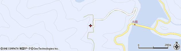 愛知県豊根村（北設楽郡）古真立（松葉）周辺の地図