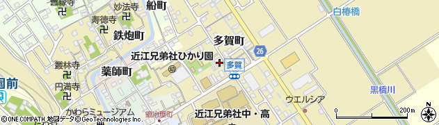 カラオケ本舗まねきねこ 近江八幡店周辺の地図