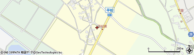 滋賀県東近江市平松町1381周辺の地図