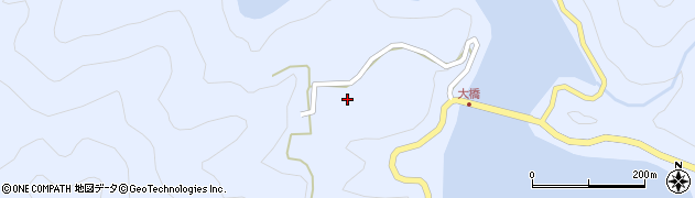 愛知県豊根村（北設楽郡）古真立（天王森）周辺の地図