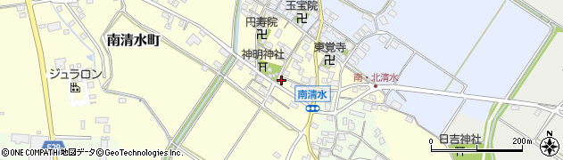 滋賀県東近江市南清水町175周辺の地図