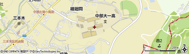 中部大学第一高等学校周辺の地図
