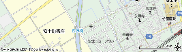 滋賀県近江八幡市安土町常楽寺1091周辺の地図