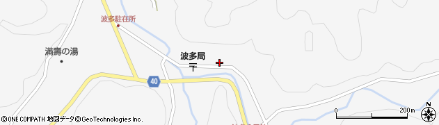 島根県雲南市掛合町波多1695周辺の地図