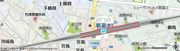 株式会社トヨタレンタリース静岡　富士新幹線口店周辺の地図