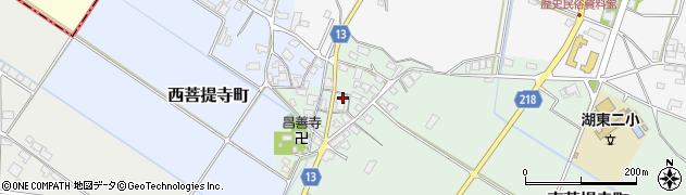 滋賀県東近江市南菩提寺町709周辺の地図