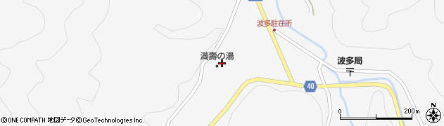 雲南市役所　その他の施設波多温泉満壽の湯周辺の地図