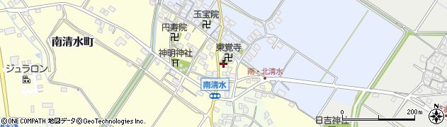 滋賀県東近江市南清水町127周辺の地図