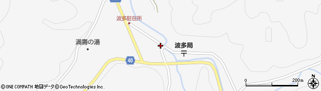 島根県雲南市掛合町波多1656周辺の地図