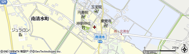 滋賀県東近江市南清水町134周辺の地図