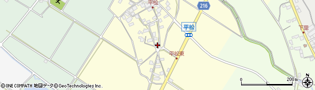 滋賀県東近江市平松町527周辺の地図