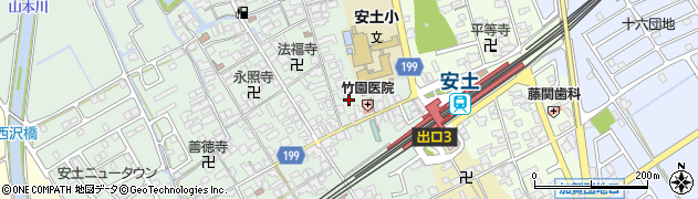 滋賀県近江八幡市安土町常楽寺589周辺の地図