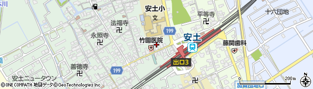 滋賀県近江八幡市安土町常楽寺428周辺の地図