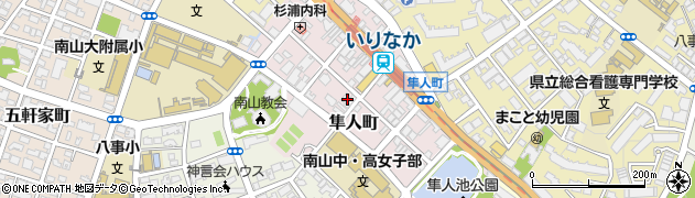 愛知県名古屋市昭和区隼人町周辺の地図