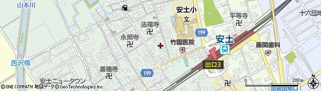 滋賀県近江八幡市安土町常楽寺630周辺の地図