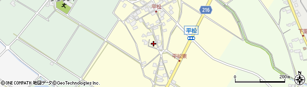 滋賀県東近江市平松町1024周辺の地図