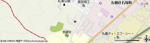 株式会社泉産業　五個荘営業所周辺の地図
