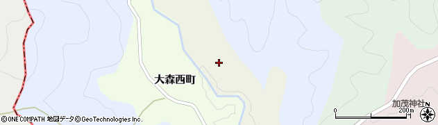京都府京都市北区大森菖蒲町周辺の地図