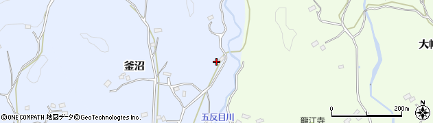 千葉県鴨川市釜沼710周辺の地図