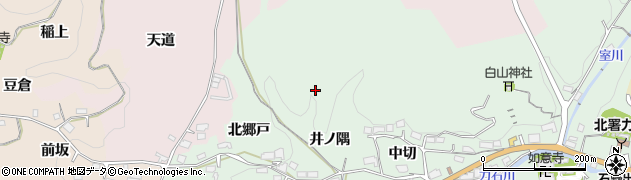 愛知県豊田市力石町（井ノ隅）周辺の地図