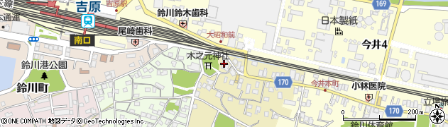 静岡県富士市鈴川東町1周辺の地図
