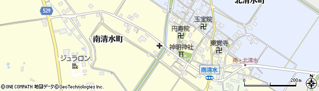 滋賀県東近江市南清水町386周辺の地図