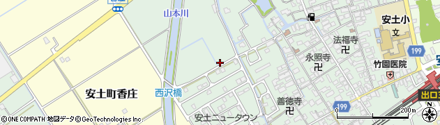 滋賀県近江八幡市安土町常楽寺2084周辺の地図