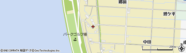 愛知県愛西市立田町松田29周辺の地図