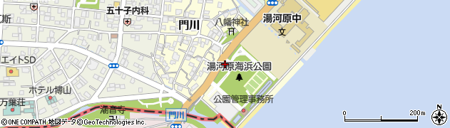 神奈川県湯河原町（足柄下郡）門川周辺の地図