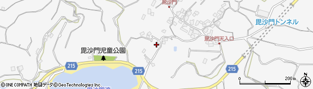 神奈川県三浦市南下浦町毘沙門1174周辺の地図