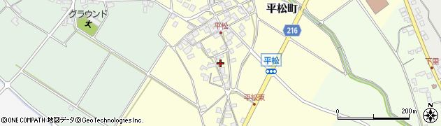 滋賀県東近江市平松町524周辺の地図