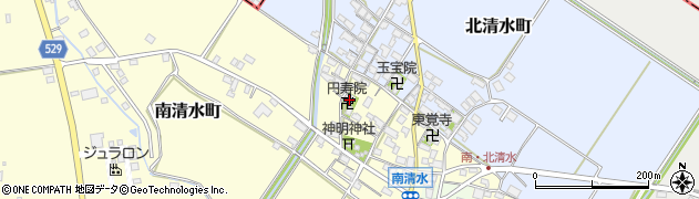 滋賀県東近江市南清水町150周辺の地図