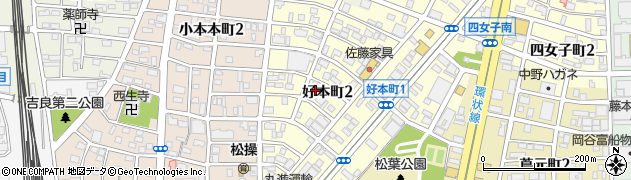愛知県名古屋市中川区好本町2丁目周辺の地図