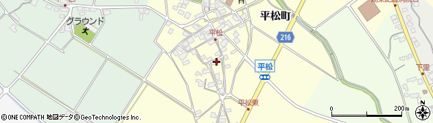 滋賀県東近江市平松町523周辺の地図