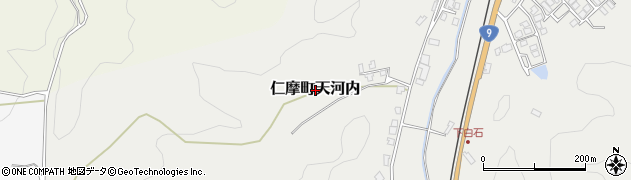 島根県大田市仁摩町天河内周辺の地図