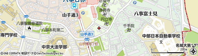 愛知県名古屋市昭和区妙見町103周辺の地図