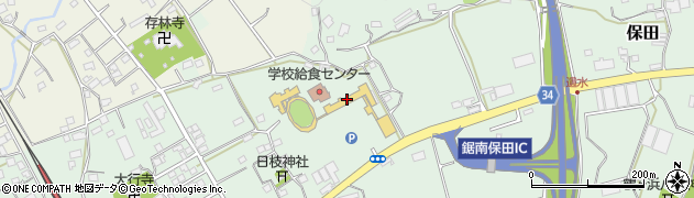 道の駅保田小学校まちのコンシェルジュ周辺の地図