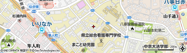 愛知県名古屋市昭和区滝川町122周辺の地図