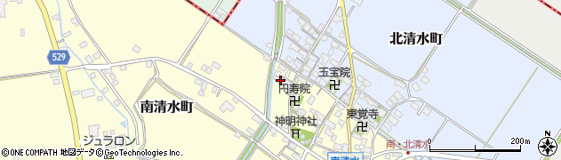滋賀県東近江市南清水町168周辺の地図