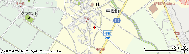 滋賀県東近江市平松町541周辺の地図