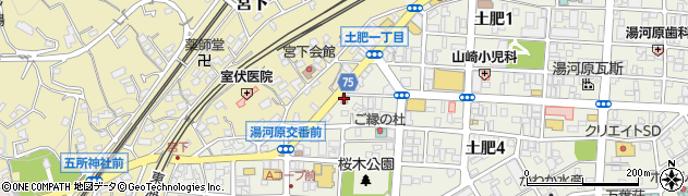 湯河原駅前郵便局 ＡＴＭ周辺の地図