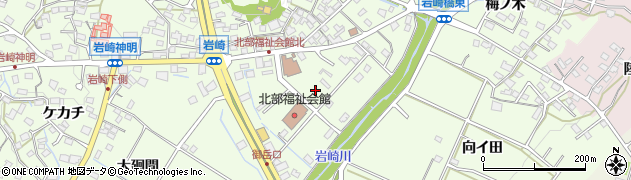 愛知県日進市岩崎町大塚周辺の地図